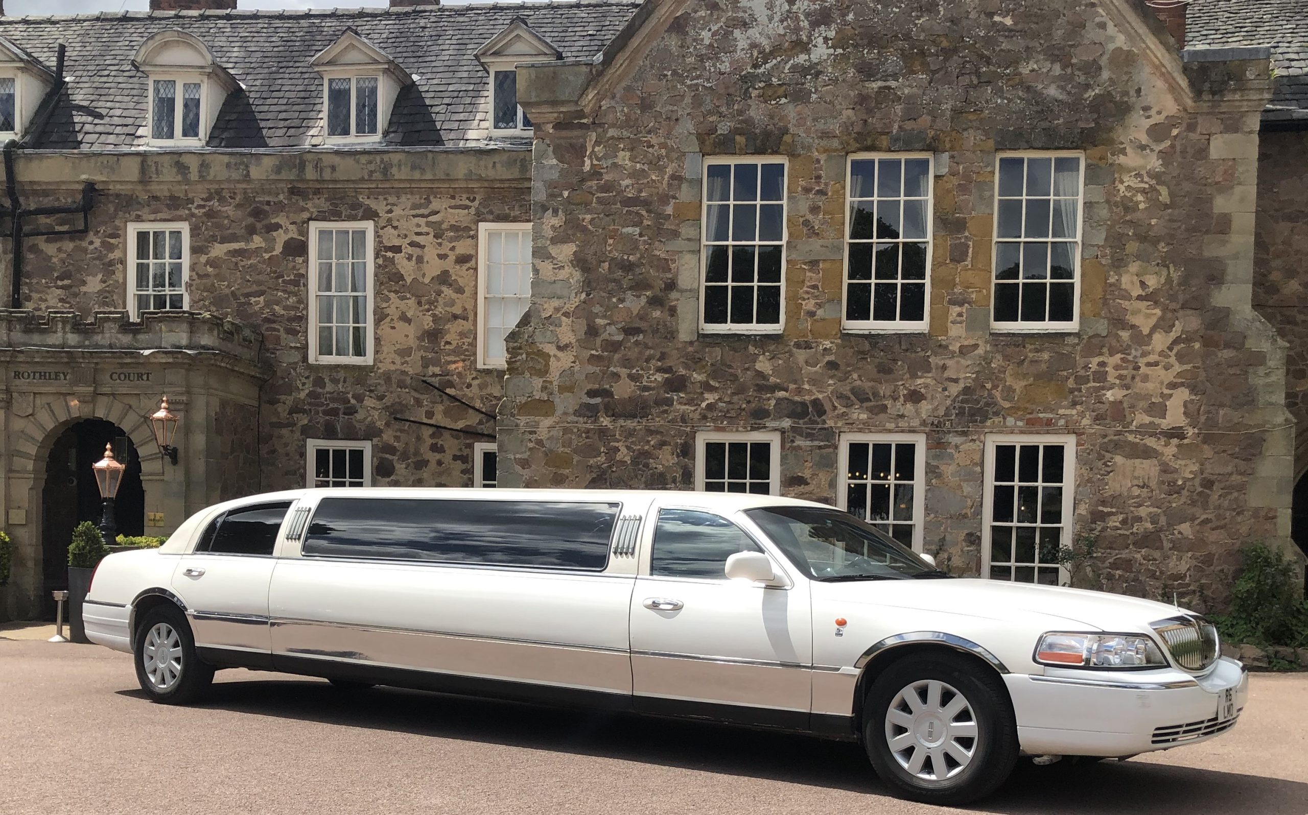 Walsall Lincoln Town car beside park