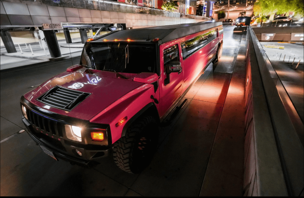 Walsall pink hummer limo