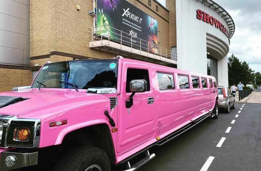 Walsall pink limo